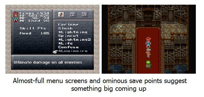Save Points and Menus: Rhythm